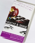 Sauerkirsche-Apfel, 45% Cacao Milch-Schokolade