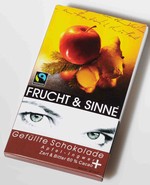 Apfel-Ingwer 60% Cacao Zartbitterschokoalde