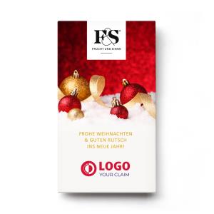 Gefüllte Schokolade mit F&S Logo Gefüllte Schokolade mit F&S Logo