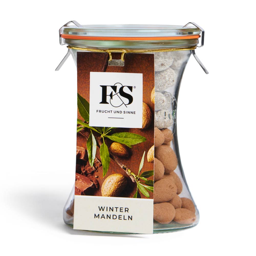 Wintermandeln im Glas