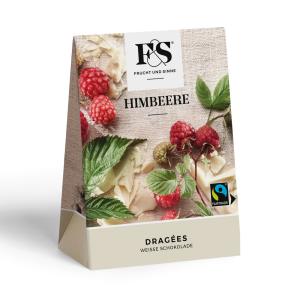Himbeeren dragiert in Weißer Schokolade