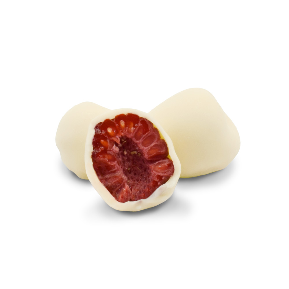 Schoko-Eis-Himbeeren Weiße Schokolade